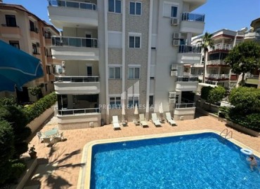 Furnished apartment 2 + 1, 90m², in a residence with a swimming pool, in the center of Oba, Alanya ID-13883 фото-17