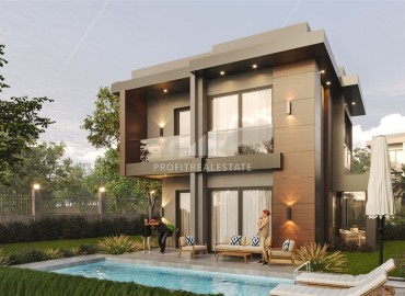 Luxury villas under construction, from the developer, Aksu, Antalya, 235 m2-1000 m2 ID-13884 фото-7