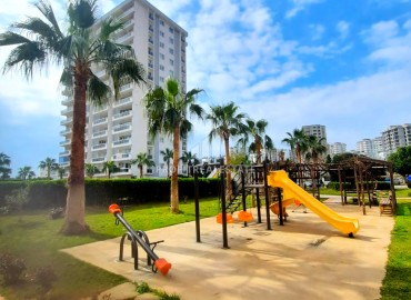 Cozy two bedroom apartment, 120m², in a residence with a water park 100m from the sea in Teje, Mersin ID-13914 фото-14