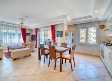 Stylish bright two bedroom apartment 115 m2, with a glazed balcony, 300 meters from the beach, Mahmutlar, Alanya ID-13921 фото-10