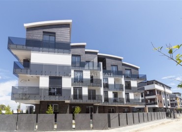 Новая квартира 1+1 в жилом комплексе 2023 года, Гюзельоба, Анталия, 55 м2 ID-13941 фото-1