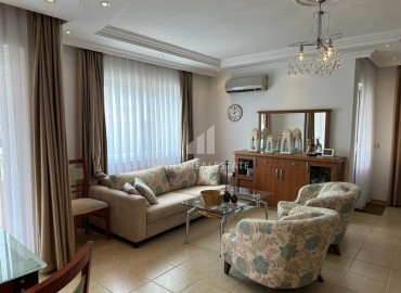 Furnished two bedroom apartment 100 m2, ready to move in, 250 meters from the sea in the center of Alanya ID-13965 фото-1