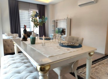 Furnished one-bedroom apartment 60m2, designer interior, 400 meters from the beach, Tosmur, Alanya ID-13698 фото-4