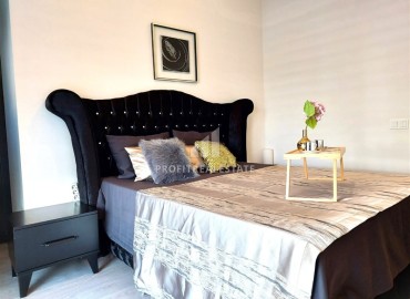 Furnished one-bedroom apartment 60m2, designer interior, 400 meters from the beach, Tosmur, Alanya ID-13698 фото-13