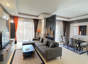 Stylish two-bedroom penthouse, 128m², in a residence with facilities 100m from Cleopatra Beach, Alanya ID-13986 фото-6