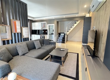 Stylish two-bedroom penthouse, 128m², in a residence with facilities 100m from Cleopatra Beach, Alanya ID-13986 фото-9