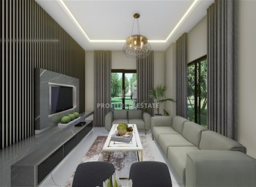 Двухкомнатная квартира без мебели, 40 м2, в новом комплексе с инфраструктурой, Махмутлар, Аланья ID-14008 фото-3