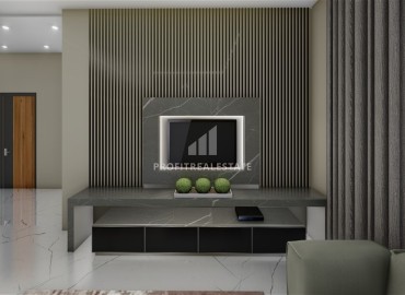 Двухкомнатная квартира без мебели, 40 м2, в новом комплексе с инфраструктурой, Махмутлар, Аланья ID-14008 фото-4