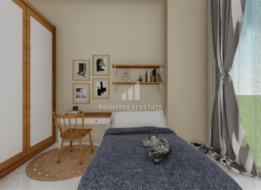 Новая двухкомнатная квартира в чистовой отделке, в Махмутларе, Аланья, 70 м2 ID-14013 фото-4