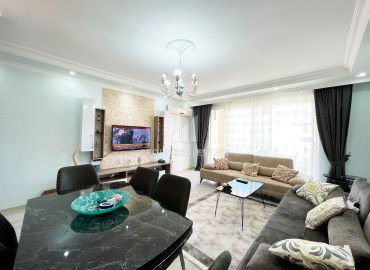Elegant furnished apartment 2 + 1, 115 m2, with a separate kitchen, 500 meters from the sea, Tosmur, Alanya ID-12186 фото-2