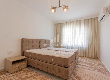 Стильная большая квартира с одной спальней, 70м², в комфортабельном комплексе Махмутлара, Алания ID-14029 фото-15