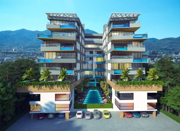 Фешенебельные видовые апартаменты 64-200м2 от застройщика, в 150 мерах от моря, Каракум, Кирения, Северный Кипр ID-14035 фото-1