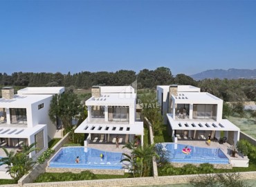Виллы с бассейном, в 200 метрах от пляжа, Чаталкёй, Кирения, Северный Кипр, 212-330 м2 ID-14039 фото-17