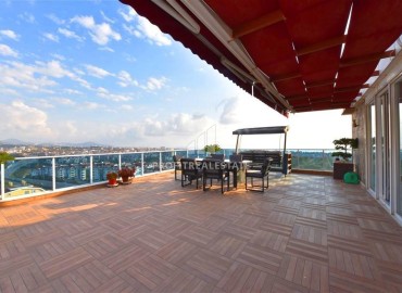 Elite furnished duplex 3 + 1, 180m², with a private sauna and a swimming pool on the terrace in Alanya - Cikcilli ID-14064 фото-5