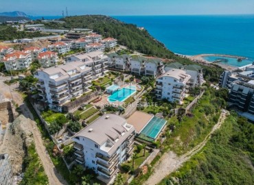 Bright two bedroom apartment 100m2, furnished, sea view, 200 meters from the beach in Konakli, Alanya ID-14067 фото-9