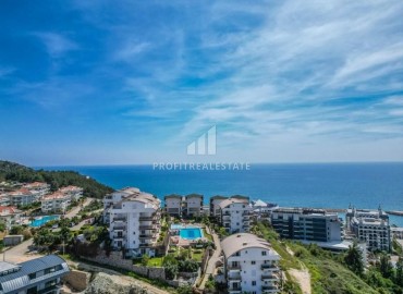 Bright two bedroom apartment 100m2, furnished, sea view, 200 meters from the beach in Konakli, Alanya ID-14067 фото-14