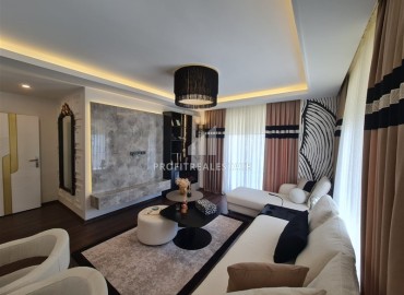 Трехкомнатная квартира с дизайнерским интерьером, 120м², в 150м от моря в центре Алании ID-14069 фото-5