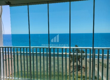 Furnished view apartment with two bedrooms, 110m², on the first coastline in the Mersin-Tomyuk area ID-14083 фото-10