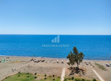 Furnished view apartment with two bedrooms, 110m², on the first coastline in the Mersin-Tomyuk area ID-14083 фото-11