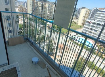 Furnished view apartment with two bedrooms, 110m², on the first coastline in the Mersin-Tomyuk area ID-14083 фото-19