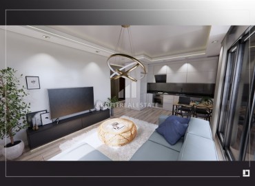 Трехкомнатная квартира с системой «Умный дом», в строящейся резиденции, Алтынташ, Аксу, Анталия, 87 м2 ID-14085 фото-6