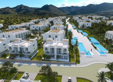 Инвестиционный проект класса люкс по привлекательной цене, 49-295м2, в 250 метрах от моря, Татлысу, Северный Кипр ID-14089 фото-2