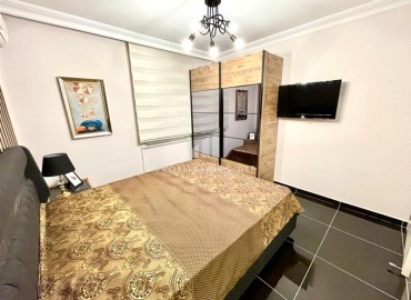 Стильная квартира с двумя спальнями, 110м², в 200м от моря в элитном районе Каргыджак, Алания ID-14099 фото-11