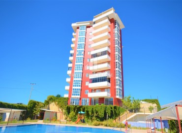 Ready to move in two bedroom apartment 105m2. with a sea view, in a residence with facilities, Payallar, Alanya ID-14101 фото-16