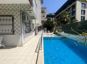 Центр Алании: просторная квартира 1+1, 60м², в комплексе с бассейном в 250м от пляжа Кейкубат ID-14108 фото-13