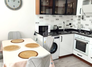 Furnished one-bedroom apartment, 60m², in a premium residence in Mersin, Teje ID-14125 фото-6