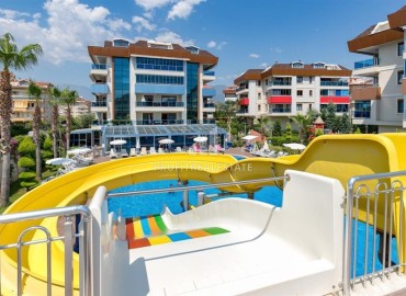 Furnished one-bedroom apartment, 75m², in a premium class residence in Oba, Alanya ID-14127 фото-1