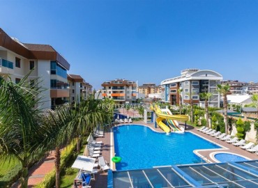 Furnished one-bedroom apartment, 75m², in a premium class residence in Oba, Alanya ID-14127 фото-11