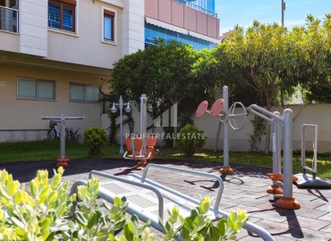 Furnished one-bedroom apartment, 75m², in a premium class residence in Oba, Alanya ID-14127 фото-15