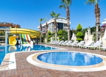 Furnished one-bedroom apartment, 75m², in a premium class residence in Oba, Alanya ID-14127 фото-16