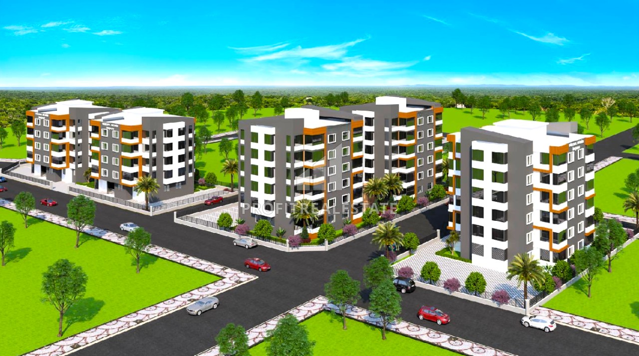 Инвестиционный проект: квартиры 2+1, 90м², в районе Эрдемли, Мерсин в комплексе с минимальной инфраструктурой ID-14128 фото-2