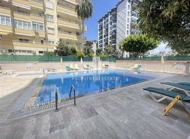 Центр Алании: меблированная квартира 1+1, 80м², в резиденции с бассейном в 1000м от Средиземного моря ID-14155 фото-13