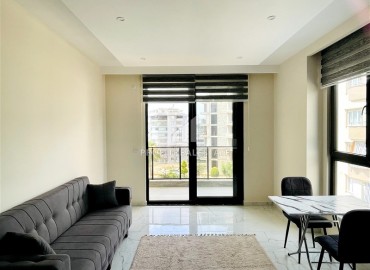 Недорогая меблированная двухкомнатная квартира 53 м2, в новом комплексе с инфраструктурой, Махмутлар, Аланья ID-14160 фото-5