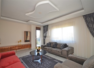 Elegant furnished penthouse 4+1, 170m2, with separate kitchen and sea views, Avsallar, Alanya ID-14171 фото-17
