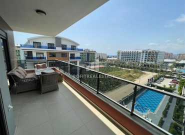 Elegant furnished penthouse 2 + 1, 125m², in a premium residence by the sea in Kargicak, Alanya ID-14197 фото-8