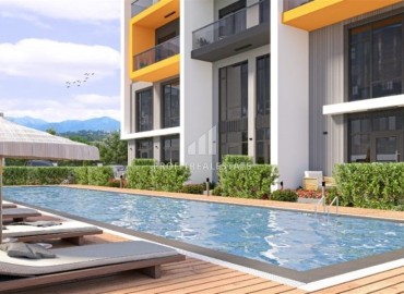 Two bedroom duplex in a residence with facilities, under construction Aksu, Antalya, 80 m2 ID-14208 фото-7