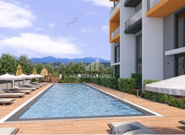 Two bedroom duplex in a residence with facilities, under construction Aksu, Antalya, 80 m2 ID-14208 фото-8