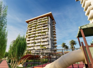Инвестиционное предложение в элитной резиденции на этапе проекта: квартиры, 67,5-75м², в Махмутларе, Алания, в 1300м от моря ID-14215 фото-8