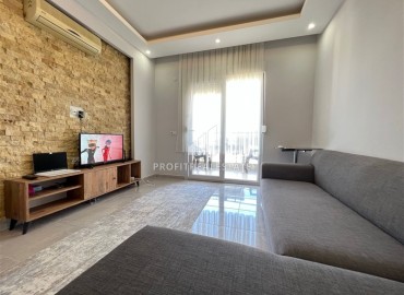 Новая меблированная двухкомнатная квартира, 60м², в двух шагах от моря в районе Алании Конаклы ID-14217 фото-7