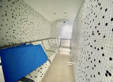 Видовой меблированный пентхаус с тремя спальнями, 195м2, в 500 метрах от пляжа, с инфраструктурой, Аланья ID-14227 фото-3