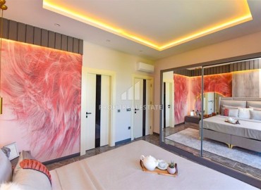 Фешенебельная вилла 260м2, с четырьмя спальнями, дизайнерским интерьером и видом на море, Каргыджак, Аланья ID-14228 фото-14