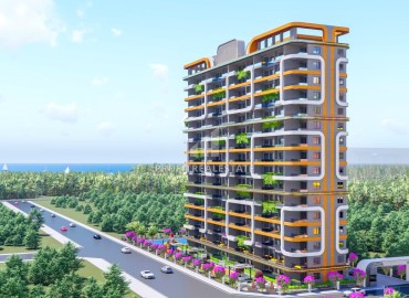 Comfortable premium class residence at the initial stage of construction in Tomyuk, Erdemli: apartment, 60-110m². ID-14234 фото-2