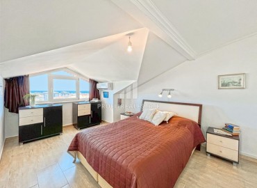 Elegant furnished penthouse 5+1, 180m2, with panoramic sea views, Alanya ID-14240 фото-12