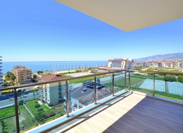 Шикарная квартира планировки 1+1 в комплексе класса люкс с панорамным видом на море в районе Алании Махмутлар ID-1104 фото-19