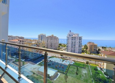 Шикарная квартира планировки 1+1 в комплексе класса люкс с панорамным видом на море в районе Алании Махмутлар ID-1104 фото-20