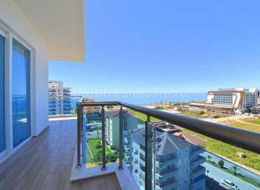 Шикарная квартира планировки 1+1 в комплексе класса люкс с панорамным видом на море в районе Алании Махмутлар ID-1104 фото-21